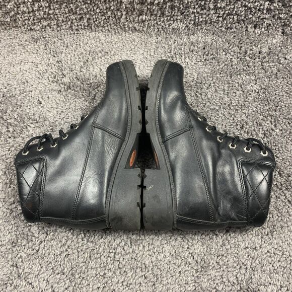 Women’s Harley Davidson Black Boots Womens 10 Badlands 7 Inches Ankle Combat - Picture 4 of 8